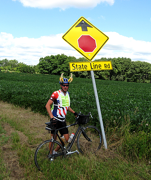 I'll just wait. The map says Illinois, but I'm sure the Hump goes right by here.